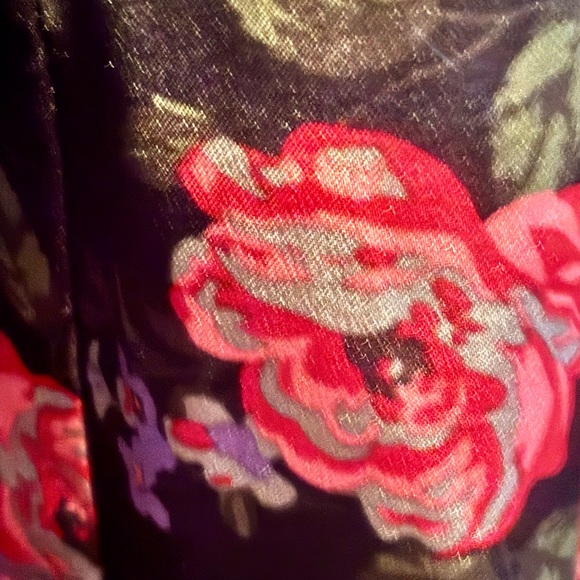 Women’s Torrid size  18 floral dress plus size black floral - Picture 5 of 6